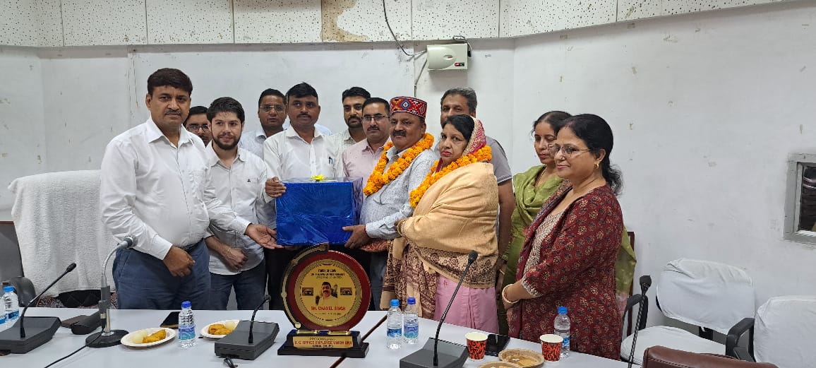 Chamel Singh retired after 40 years of service